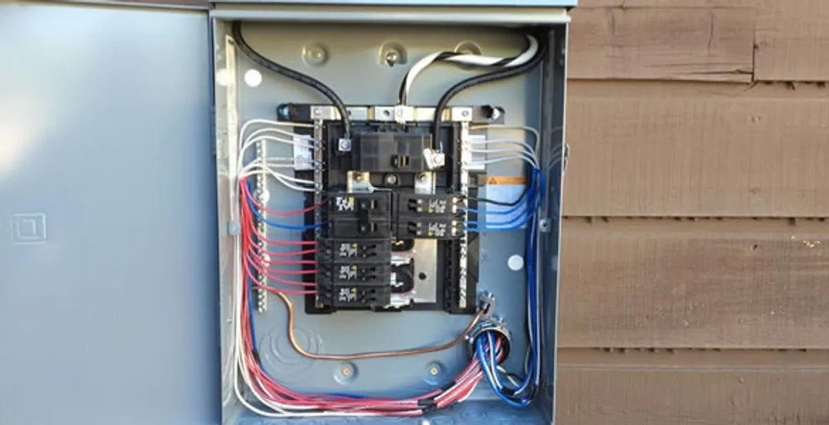 electrical panel upgrade service featuring newly installed electrical panel wired by licensed electricians in Cambridge, MA
