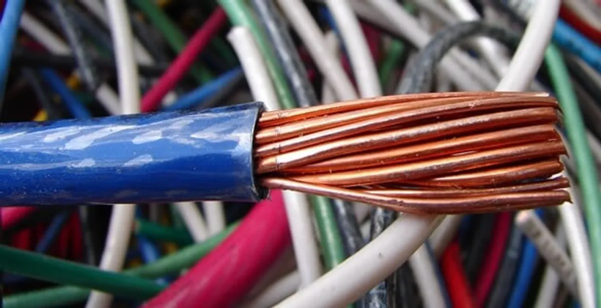 electrical wiring services showing exposed copper conductors and cable preparation in Cambridge, MA