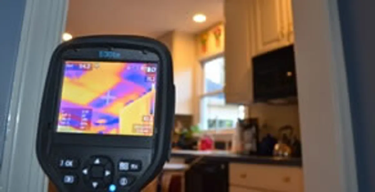 home energy audit service using thermal imaging to evaluate electrical efficiency inside a home in Cambridge, MA