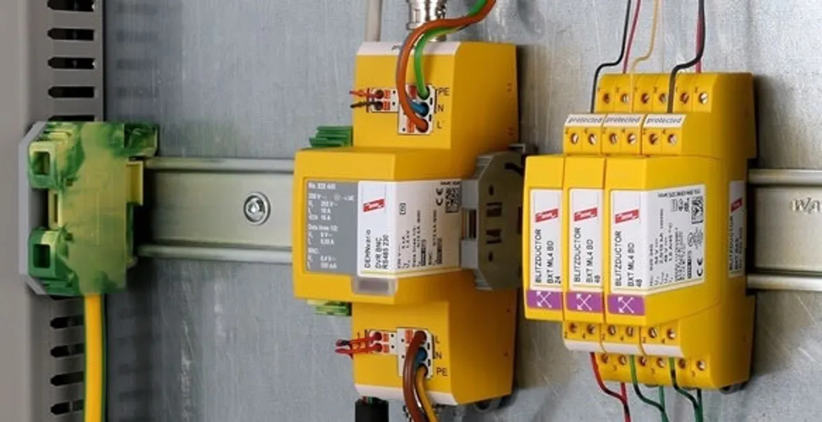 lightning surge protection system with surge suppressors installed by electrical service professionals in Cambridge, MA