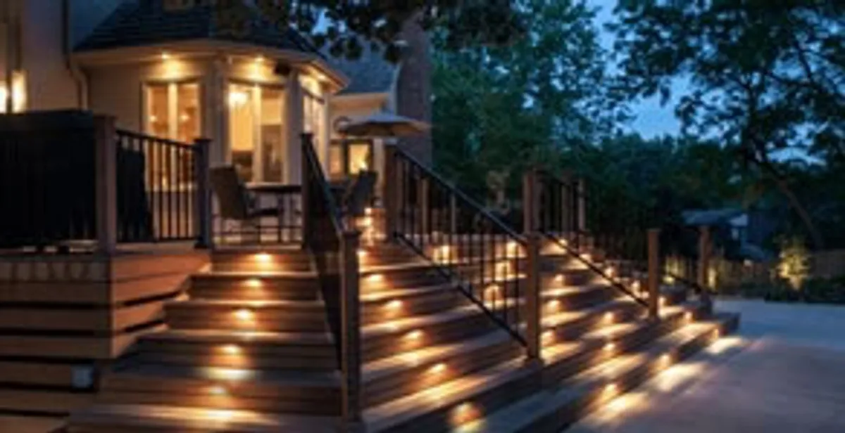 Residential electrician installing outdoor lighting for home safety in Cambridge, MA