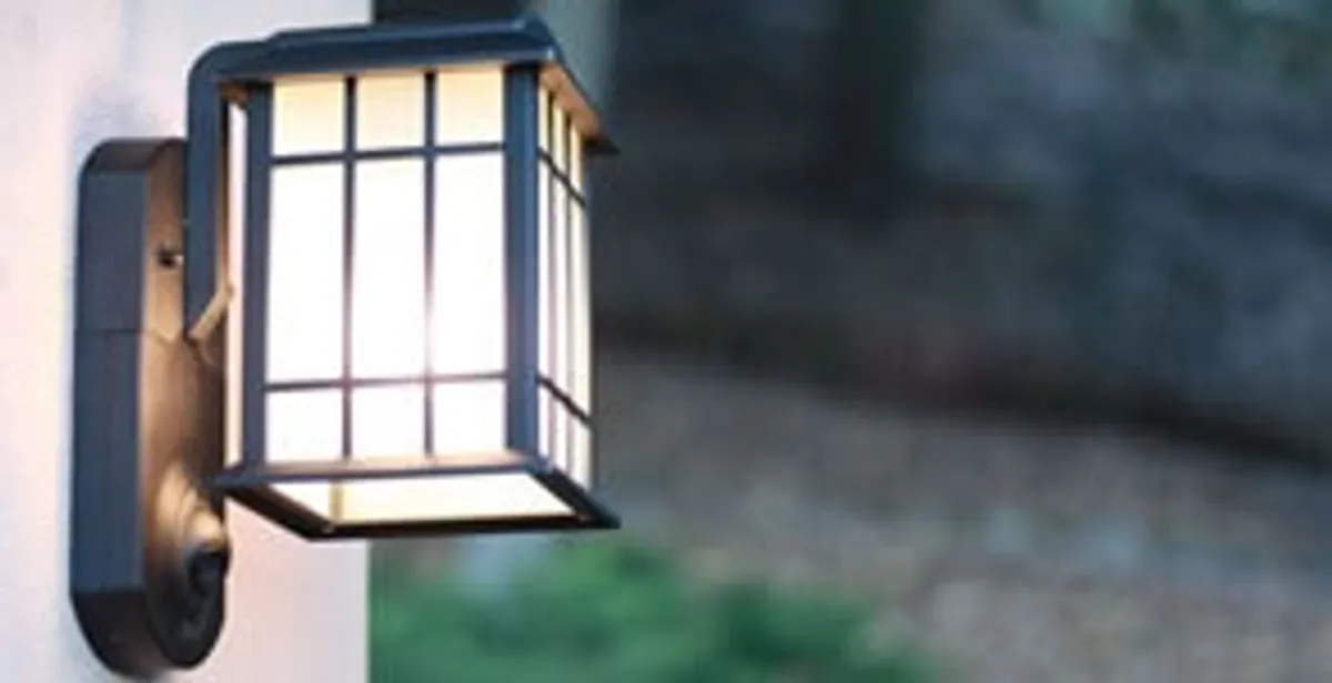 security light installation services with professionally mounted exterior wall light in Cambridge, MA