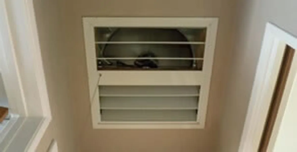 whole house fan installation services with ceiling-mounted ventilation system in Cambridge, MA