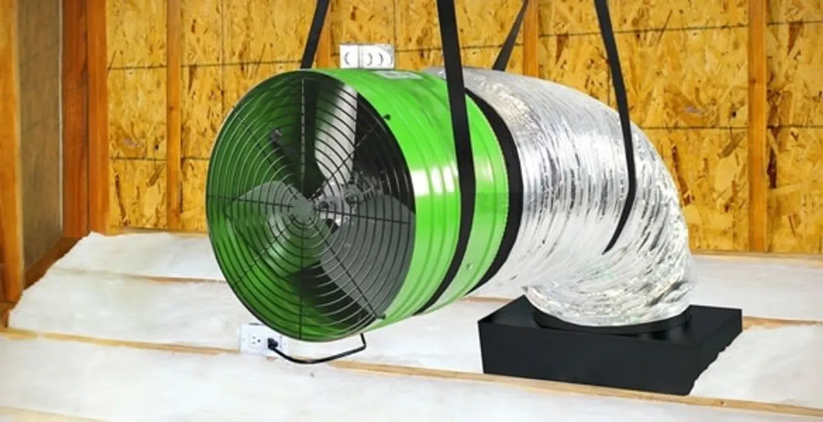 whole house fan installation services with professionally mounted ventilation fan system in Cambridge, MA